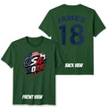 Personalized USA Unisex T Shirt Name and Number Soccer Fan Tee Mens Womens Top