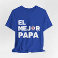 El Mejor Papá Soccer Fan Shirt | Mexican Dad Gift Tee | Futbol Blue Team T-Shirt