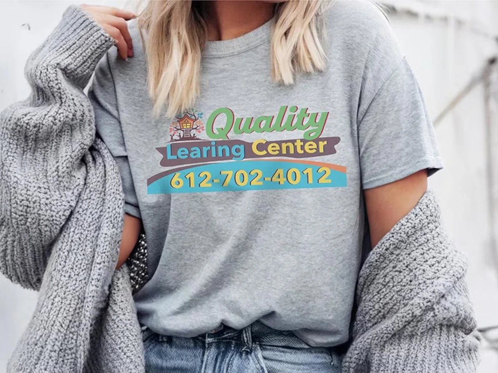 Nick Shirley Quality Learing Center 1-800-Fraud T-Shirt, Funny Republican S-3XL