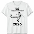US Game Day Unisex Football T Shirt Soccer Game Fan Gift Mens Womens Tee