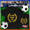 Proud Custom Soccer Fan Olive Branch - Boys and Girls T-Shirt [add your text]