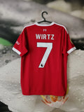 Liverpool 2025 - 2026 home new football shirt jersey Adidas #7 VIRTZ size S