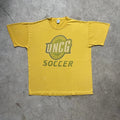 Vintage 90s USA American UNCC Soccer, Football Team Graphic Merchandise T-shirt