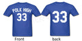 Men's Parody T-Shirt Married With Children: Polk High Uniform Al Bundy