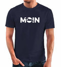 Men's T-Shirt Moin Seagull Hamburg Nordic North Dialect Good Morning Fun Shirt