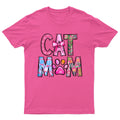 Cat Mom Cats Animals Mens T-Shirt Womens Tee Graphic Unisex