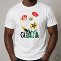 Ghana t shirt flag football tee gift Africa soccer fan art design top all sizes