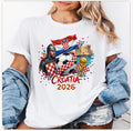 Croatia 2026 World Cup Shirt Soccer T Shirt Croatian Flag Football