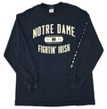 Vtg University Of Notre Dame Fightin Irish Long Sleeve T-shirt Mens Size L NCAA