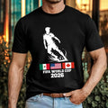 Football Tournament 2026 Player T-Shirt USA Canada Mexico Sports Fans Gift Top