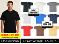 Plain Tall T-shirts Round Neck Super Heavy Weight[L~7XL] Big Size BULK [JOHN SON