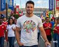Football Cup 2026 Flags T-shirt USA Canada Mexico World Soccer Fan Match Day Tee