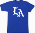OLD ENGLISH LA  T SHIRT  LOS ANGELES CHICANO STYLE  TATTOO CULTURE CAR CULTURE