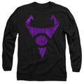Invader Zim Irken Logo Tubed Mens Long Sleeve T-Shirt, Black