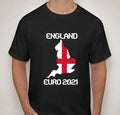 ENGLAND 2021 Euro Football T-Shirt Mens Tee Supporters