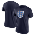 Men's  Navy England National Team Distressed Retro Logo T-Shirt