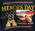 Appalachian State vs Gardner-Webb Heroes Day Medium Football Gameday Shirt 2018