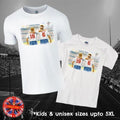 England Italia 90 World Cup Fan T-shirt in Mens, Ladies & Kids Sizes