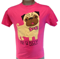 Mens David & Goliath You So Pugly Hot Pink Puppy Dog Theme Novelty Tee T-Shirt