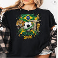 Brazil 2026 World Cup Shirt Soccer T Shirt Brazil Football