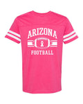 Football Fan Support Breast Cancer Awareness City Fine Jersey Tee