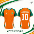 Ivory Coast Cote D'Ivoire Football T-Shirt  Breathable Unisex World Cup 2026
