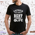 FATHER AND SON BEST FRIENDS T-SHIRT, Gift for him, XMAS, Various colour prints