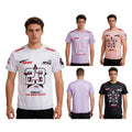 Men's Tee Tops Disco T-Shirt Athletic Undershirts Daily Wear Shirts Party Mesh