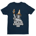 Scotland 2026 World Cup T Shirt We'll Be Coming Football Fan Gift Tee