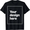 Personalized custom T-shirt with your designed photos and logos printed on it