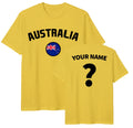 Australia football T Shirt, Personalised football Tee,Custom Name and Number Top