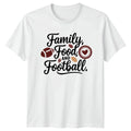Family Food And Football T-Shirt Football