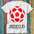 Mexico 70 World Cup Soccer 80s 90s Football Top Brazil T Shirt Top Tee 500