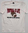 VTG T-Shirt  (Football Is Life)  Rare Fruit Of The Loom BEST Tag 1993 Adult L