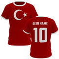Türkiye T-Shirt Mens Womens Name & Number Turkish Flag World Cup 26 Fan Gift