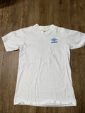 Umbro Men's Or Kids White Tshirt Vintage Small soccer 90s y2k