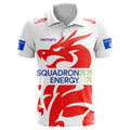 NRL St. George Illawarra Dragons Custom Name Number 2025 Warm Up Jersey Polo Shi
