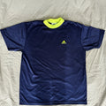Adidas Vintage 90s Soccer Jersey Men's L Blue Neon Yellow