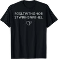 FGSLTWTHGHOBSTWBIHSNPBHEL John 3 16 Bible Verse T-Shirt