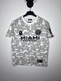 BAPE X INTER MIAMI CAMO SHIRT MESSI JERSEY SOCCER SIZE M