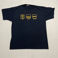 Vtg 90s ESPN Shirt Mens XL Extra Large Blue Eat Sleep Watch Champion T Shirt