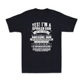 Yes I'm A Spoiled Son But Not Yours Awesome Mom Novelty Men's T-Shirt Gift