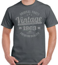Vintage Year 1963 Premium Quality Mens 63rd Birthday T-Shirt 63 Year old Gift