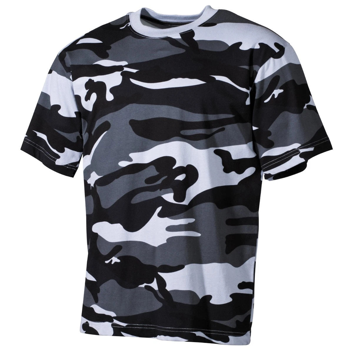 Mfh T-shirt Men Short Sleeve Military Crewneck Army T-shirt