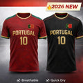 Portugal Football T-Shirts 2026 World Cup Tees Polyester