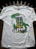 Vtg World Cup Korea 2002 Soccer Exclusive Italy Tru Fan T Shirt Men XL