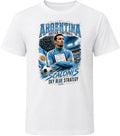 Argentina Soccer Football Coach Scaloni's Sky Blue Strategy T Shirt