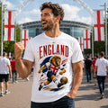 England Lion Football T Shirt, England Supporter Gift