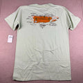 Hurley Kokomo Puerto Rico Shirt Mens M Green Surf Island Map Graphic Tee NWT