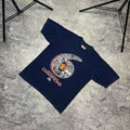 Vintage Umbro Manchester United 90s Big logo blue soccer tee size L